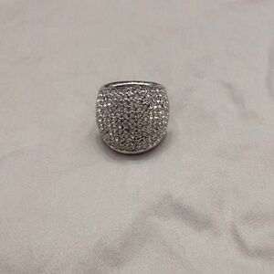 Lia Sophia Silver Band Ring